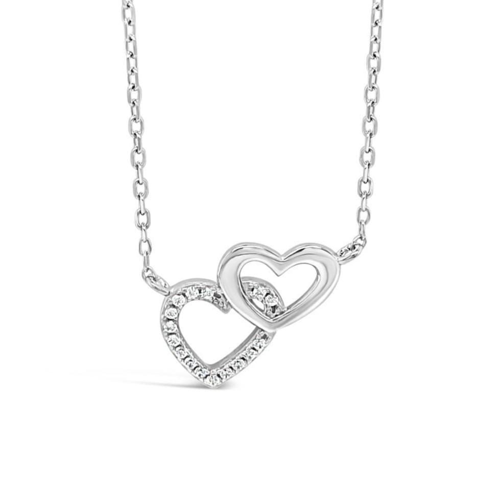 two entwined hearts necklace